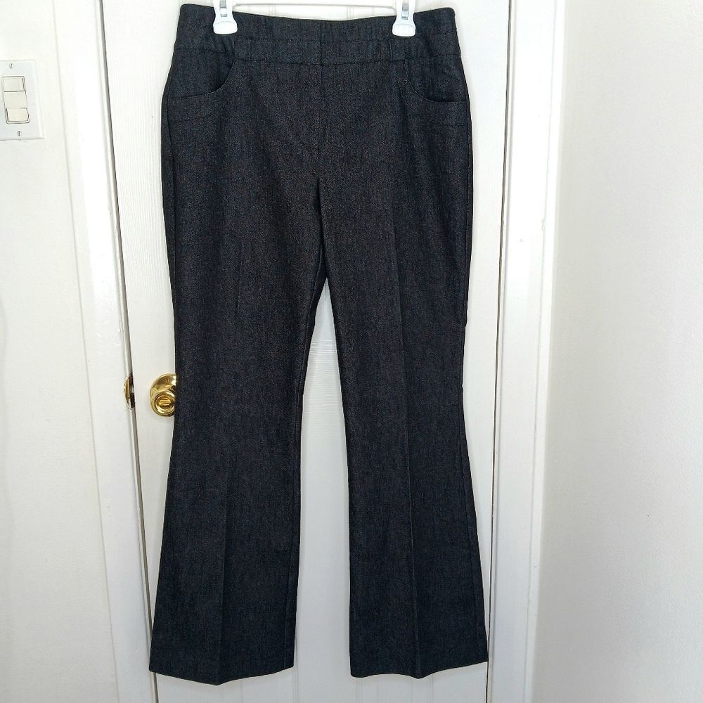 NYCC NEW YORK CLOTHING CO Women’s Dark Navy Bootcut Pants 10 Tailored Office